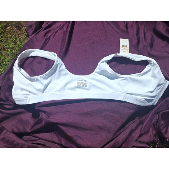 Delimira Womens Front Closure White Wireless Bra With Wide Straps Size M*NWT - Picture 5 of 7